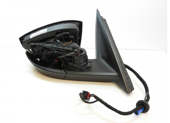Zpětné zrcátko – kostra, se sklem, bez krytu, pravé, elektricky ovládané, vyhřívané, s podsvitem, s kamerou 15+2 PIN  Škoda Kodiaq 565